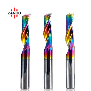 ZANHO, venta al por mayor, brocas de enrutador de madera <span class=keywords><strong>CNC</strong></span>, fresa de extremo de carburo sólido en espiral de flauta O, fresa acrílica de flauta única, Altin OEM ODM - Product Image 3