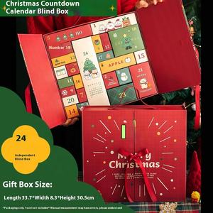 Vente en gros de nouveaux coffrets cadeaux pour Noël avec <span class=keywords><strong>calendrier</strong></span> de l'<span class=keywords><strong>avent</strong></span> et anniversaire Boîtes rigides en carton ondulé avec feuille d'estampage prêtes <span class=keywords><strong>à</strong></span> être expédiées - Product Image 6