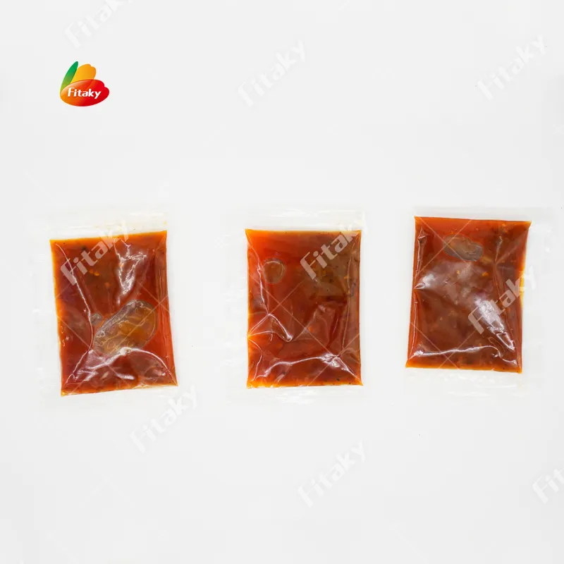 Botella de salsa picante personalizada Paquetes de salsa de Chile Paquetes de salsa japonesa