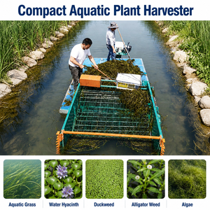 Machine portative de moissonneuse de mauvaises herbes aquatiques <span class=keywords><strong>pour</strong></span> le transport facile <span class=keywords><strong>d</strong></span>'étangs de petits lacs assemblent le noyau de moteur <span class=keywords><strong>pour</strong></span> l'herbe de tapis <span class=keywords><strong>d</strong></span>'algues de chou - Product Image 2