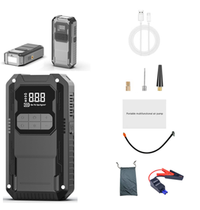 Bomba de Inflado Eléctrica Inteligente de 14.8V, Cargador de Emergencia Portátil para Autos Compactos, Motocicletas, Barcos, Seguridad, <span class=keywords><strong>Anti</strong></span>-Chispas, Plástico - Product Image 5
