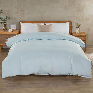 Juego de Ropa de Cama de Microfibra 100% Poliéster Personalizado, Juego de Funda Nórdica de Color Sólido y Suave - Product Image 1