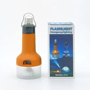 Led <b>Flashlight</b> 15W E27 <b>Rechargeable</b> With Hook Camping Lighting - Product Image 5