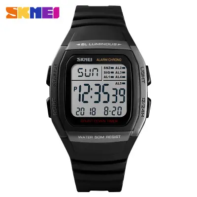 Wholesale Skmei 1278 Outdoor Sport Men Digital Watch Multifunctional Waterproof Wristwatches Relogio Masculino