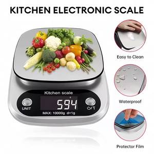 Digital Kitchen <strong>Scale</strong> Stainless Steel LCD Electronic Food <strong>Scale</strong> Jewelry Coffee Baking Portable High-quality Kitchen Tool 10kg/1g - Product Image 3