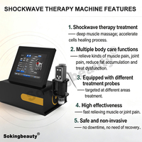 Appareil de thérapie par ondes de choc de haute qualité pour les blessures sportives et le traitement de la cellulite, machine de massage par ondes de choc