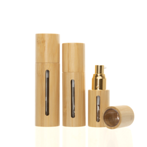 Nhà Máy Thả 15/30/60Ml Phẳng Tre Lotion Bơm Chai Với Vàng Kim Loại Đầu Bơm <span class=keywords><strong>Reed</strong></span> Khuếch Tán Cho Tinh Chất & Tinh Dầu - Product Image 6