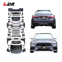 Nouveauté 2026 pour Mercedes Benz Classe C 2015-2021 W205 Facelift vers W206 Kit Carrosserie Style AMG C63 avec Phares LED et Pare-chocs