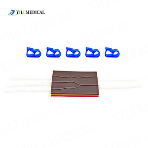 Modèle médical d'entraînement à la simulation d'infusion intraveineuse avec clip de bande en silicone à trois couches simulées pour l'enseignement - Product Image 4
