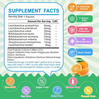 Poudre de Probiotiques pour Adultes OEM, Fermentum Lactobacillus Acidophilus Bifidobacterium Breve Reuteri, Complément Alimentaire, Parfum Lait, 120g