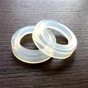 custom food grade transparent airtight Silicone Rubber seal ring for coffee machine