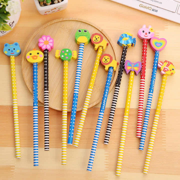 School Supplies Elementary School Award HB With Eraser Pencil Children's Pencil