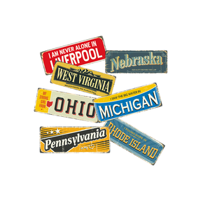 Alta calidad 40*15cm placa de matrícula de hojalata mejor precio europeo personalizado Metal coche signos UV impresión técnica placa producto - Product Image 1