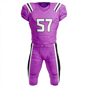 Ventes en gros de maillots et ensembles de pantalons de football américain personnalisés, uniformes de football américain sur mesure, uniformes de football américain grandes tailles - Product Image 6