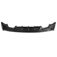 Pare-chocs arrière en PP noir brillant et motif fibre de carbone, double échappement pour BMW Série 2 F22 2014-