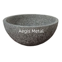 Mousse métallique poreuse en aluminium en forme de bol pour la décoration de toit