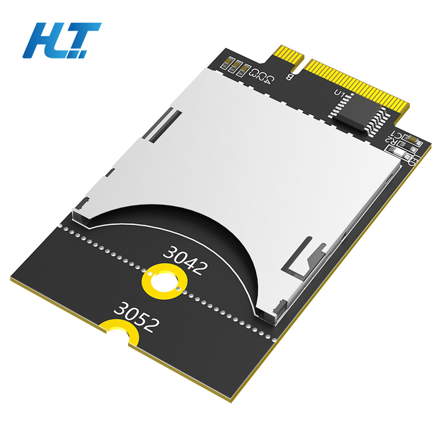SD Card to M.2 NGFF Key B Adapter 3042/3052 USB 480Mbps for Desktop/Laptop/Embedded Systems