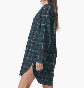 Nouveauté chemise <span class=keywords><strong>de</strong></span> nuit pour femmes, vêtements <span class=keywords><strong>de</strong></span> nuit brodés, <span class=keywords><strong>robe</strong></span> <span class=keywords><strong>de</strong></span> nuit à rayures, chemise <span class=keywords><strong>de</strong></span> nuit en coton à manches longues pour femmes - Product Image 3