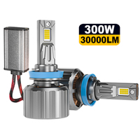 Nouveaux phares LED de voiture H4H7 H11 H7 300W 24V, faisceau bas, en aluminium et cuivre, 6500K, universels, longue durée de vie, 30000 lumens