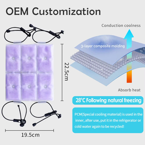 PCM làm mát Pad Ba lô Băng pad làm mát tự nhiên Mat mát đi bộ đường dài hoạt động ngoài trời - Product Image 5