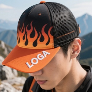 Custom 6 Panel Sporty Baseball <b>Cap</b> with High Quality 3D Embroidery Custom Logo Canvas Fabric - Product Image 2