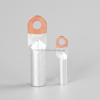 Connecteurs de transition bimétalliques plats pour câbles, en cuivre et aluminium (Cu Al), extrémités soudées par friction
