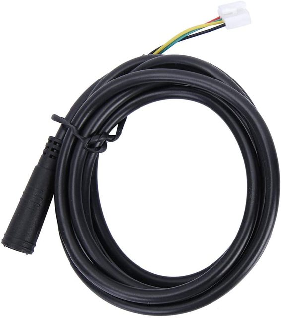 Superbsail Scooter Data Power Cable 1.27m 4.17ft 42V Black Rubber Data Power Cable Accessories for M365 Electric Scooter