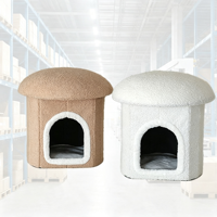 Coussin pour chat en mousse polaire, pliable, multifonctionnel, rond, pour toutes les saisons, couleur personnalisable