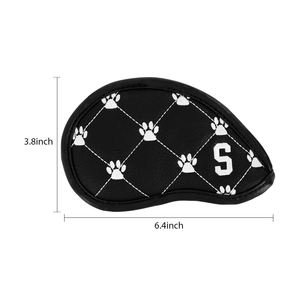 Fundas Protectoras Magnéticas de Cuero Premium para Palos de Golf, Cubre Cabezas de Hierros de Golf - Product Image 4