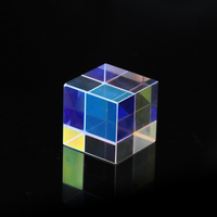 Prisma X-Cube BK7 de Fábrica de Cuatro/Seis Colores 20x20x20mm con Recubrimiento AR para Proyectores y Uso Decorativo