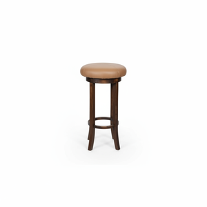 Luxury Modern Wooden Bar <b>Stool</b> Premium Quality Upholstered Round <b>Seat</b> Stylish and Comfortable for Bars Home Hotel - Product Image 2