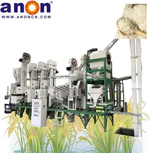 ANON Hot Selling Industrial Rice Mill by 30-40 Tons/Day Precision Rice Milling Machine Complete Set Combined