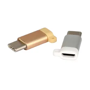 Aluminium legierung Buchse zu Stecker Tipo C3.0 Stecker Mobile Otg Kabel Micro USB zu Typ C Adapter