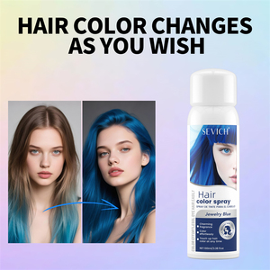 SEVICH Spray Colorant Instantané pour <span class=keywords><strong>Cheveux</strong></span>, Logo Personnalisé, <span class=keywords><strong>Teinture</strong></span> Rapide Longue Durée, 5 Couleurs, DIY, Lavable, <span class=keywords><strong>Teinture</strong></span> <span class=keywords><strong>Temporaire</strong></span> pour Hommes et Femmes - Product Image 4