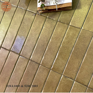 Azulejos <span class=keywords><strong>de</strong></span> Porcelana Esmaltada Mate Verde Salvia Grisáceo <span class=keywords><strong>de</strong></span> 50x200 mm, Azulejos <span class=keywords><strong>de</strong></span> Pared con Diseño Vintage para Decoración <span class=keywords><strong>de</strong></span> Interiores - Product Image 6