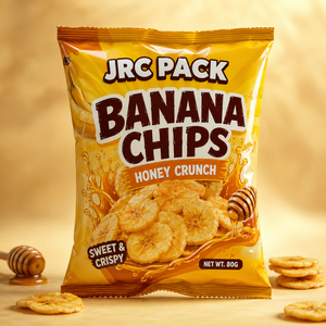 Sacchetti Stand-up Personalizzati con Logo per Biscotti, Frutta Secca, Patatine, Chips di Banana, Confezioni Alimentari in Plastica - Product Image 3