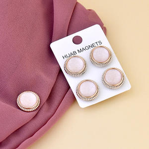 Broche à boucle magnétique pour hijab Foulard en soie multifonctionnel Boucle Vente en gros Broche de luxe multicolore Hijab - Product Image 4