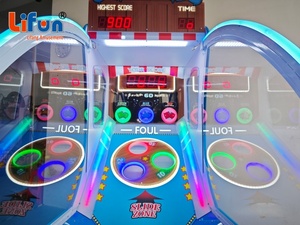 LIFUN <span class=keywords><strong>Mini</strong></span> machine de jeu d'arcade à sacs de sable, à monnayeur, lance-balles, avec distribution de tickets, pour parcs d'attractions et centres de divertissement familial - Product Image 6