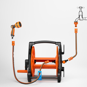 Enrouleur de <span class=keywords><strong>tuyau</strong></span> d'<span class=keywords><strong>arrosage</strong></span> rétractable robuste et portable avec <span class=keywords><strong>chariot</strong></span>, conforme aux normes ABS CNS de qualité supérieure - Product Image 3
