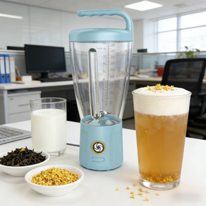 Blender portable 1000 ml, rechargeable par USB, sans fil, petit appareil électroménager, mixeur de cuisine, machine à smoothie pour le camping en plein air - Product Image 5