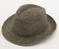 Papier tressé Papier Hat 100% paille couleur mélangée été Panama chapeaux