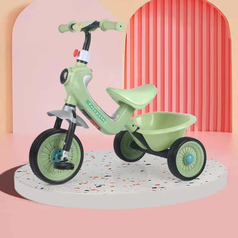 Femme singapour pliable kiwicool 3 en 1 tricycles pour enfants de 1.5 à 4 ans avec musique