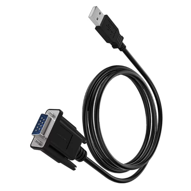 USB 2.0 to Serial (9-Pin) DB-9 RS-232 Adapter Cable 6ft Cable [FTDI Chipset]