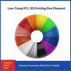 3D Pen <b>PLA</b> Filament Refill 10ft Refill Per Color 150ft Total Sample Pack for 3D Pens/Printers - Product Image 3