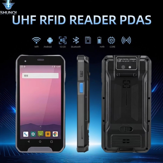 SHUNQI IP67 Android 13.0 Handheld PDA with CE/FCC/RoHS Certification for Logistics Sorting & Distribution Center