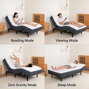 Matelas en mousse à mémoire de forme intelligente haute densité, écologique, respirant, moderne, réglable, hypoallergénique, pour chambre à coucher, double commande - Product Image 4