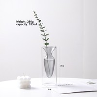 Botol Reed Diffuser Kaca Dinding Ganda Warna-warni Mewah Kosong untuk Aromaterapi, Pewangi, Minyak Esensial, Vas untuk Dekorasi Rumah dan Bunga