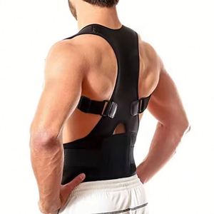 Correcteur de posture magnétique ajustable homme/femme, corset de soutien dorsal, ceinture lombaire, redresseur de dos - Product Image 2