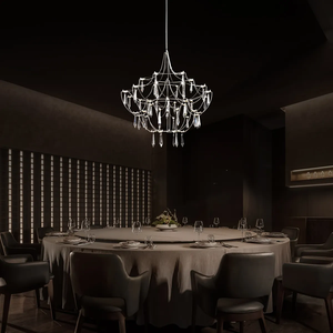 Modern krom paslanmaz çelik kolye ışıkları restoran mutfak loft nordic havai fişek avize açtı - Product Image 5