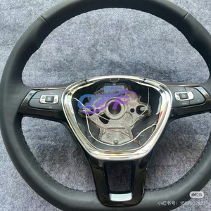 Volante de cuero completo modificado Lenkrad personalizado para VW Volkswagen Golf 8 <span class=keywords><strong>R</strong></span> MK8 Gti <span class=keywords><strong>Arteon</strong></span> Tiguan Touarge - Product Image 2